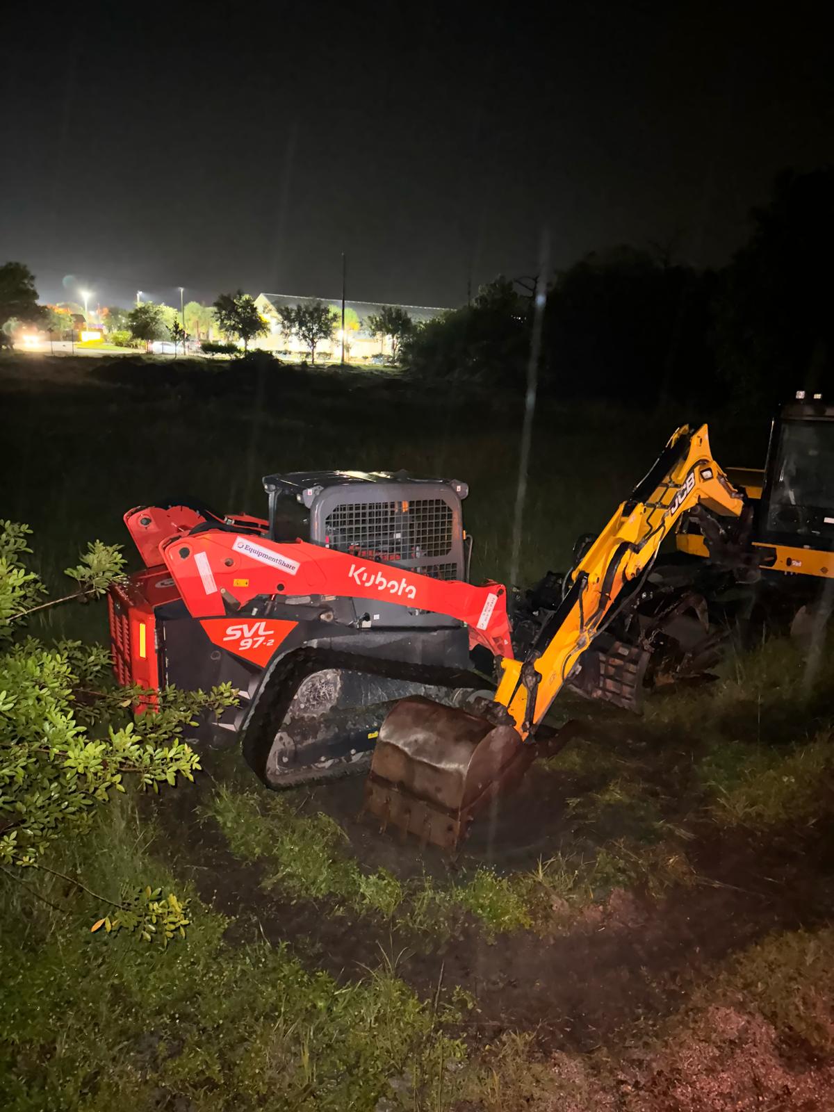 O'Reilly Fellsmere - Night Construction Work